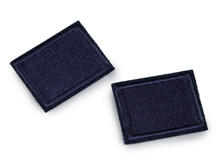 Nažehlovací záplaty pro opravy dírek i zdobení 3x4 cm