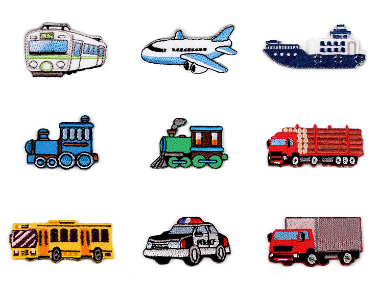 Naprasowanka środki transportu 