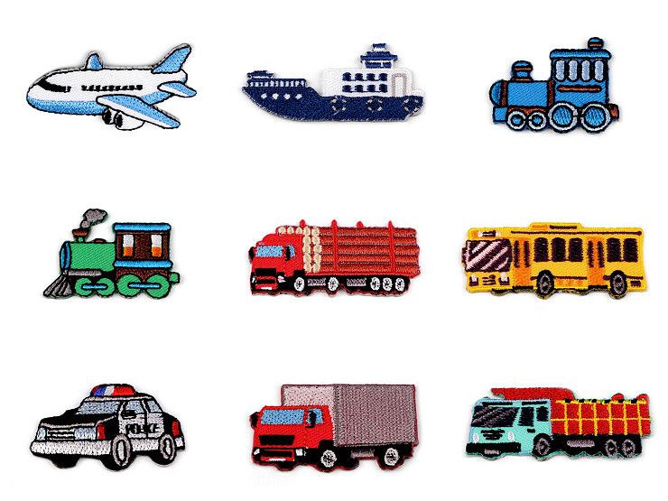 Patch thermocollant, Moyens de transport