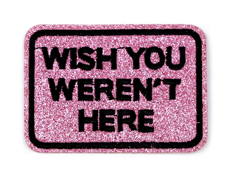 Iron-on Patch with Glitter