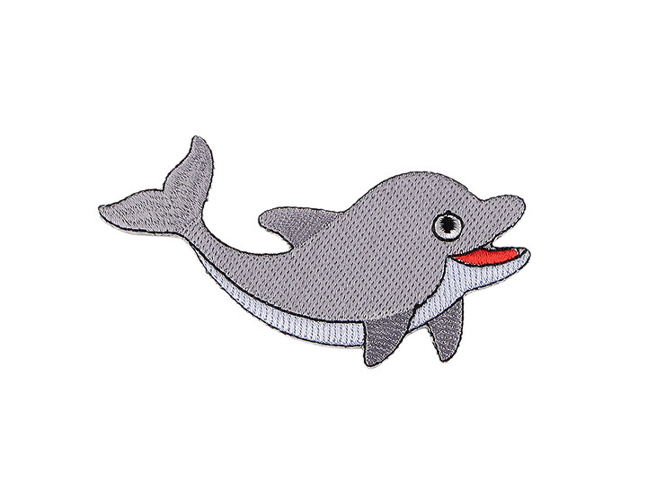 Aufbügler Schildkröte, Krokodil, Delfin, Hai
