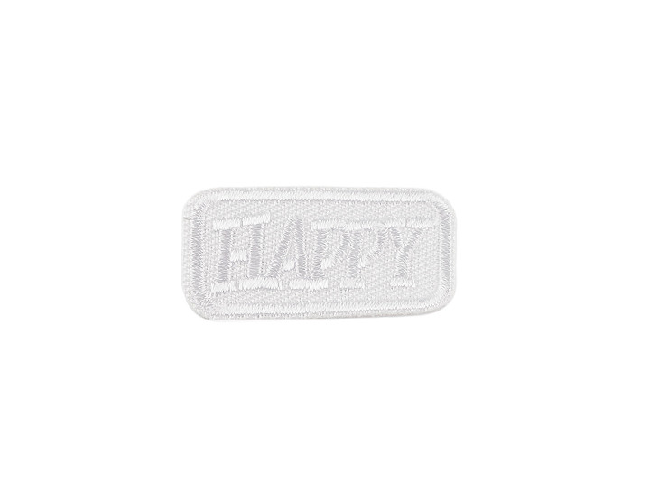 Felvasalható címke Happy, folt