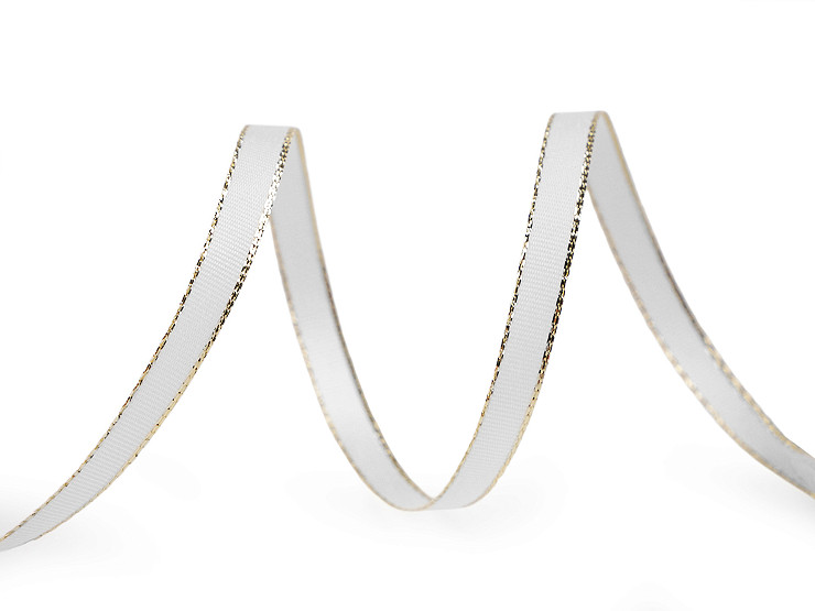 Taftband Breite 6 mm mit Lurex