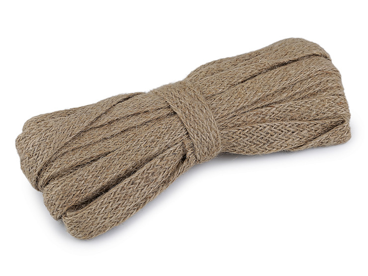 Ruban en jute, largeur 11 mm
