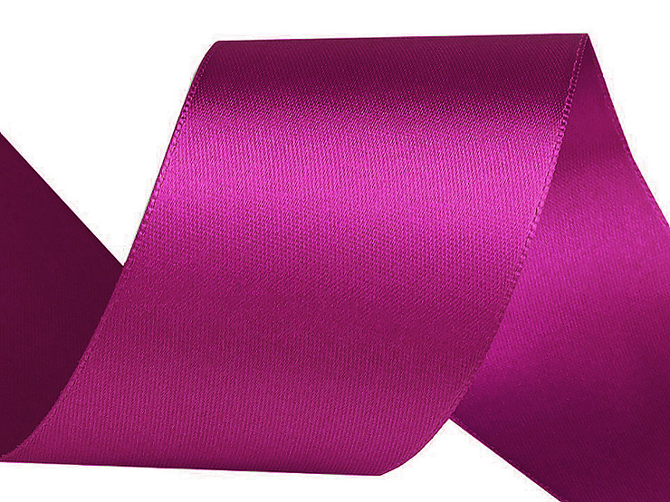 Paquets de ruban satiné double face, par 5 m, largeur 50 mm