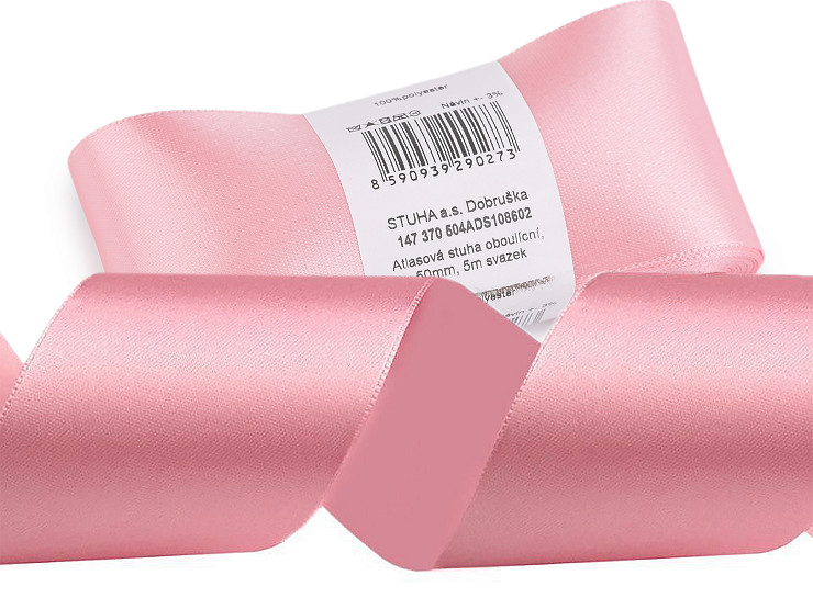 Satinband beidseitig per 5 m Breite 50 mm