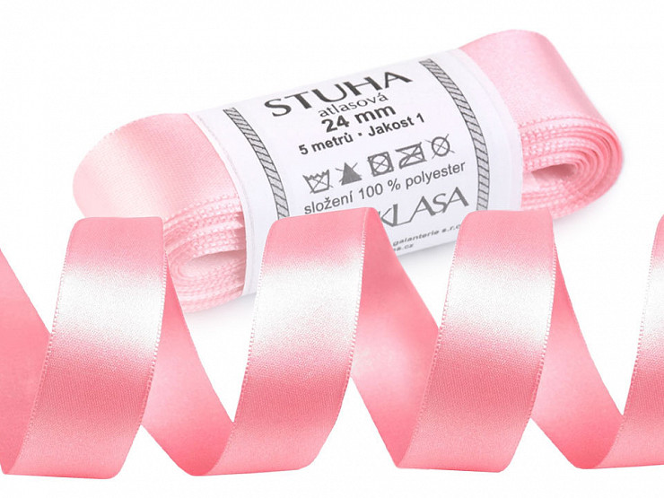Double Face Satin Ribbon packs per 5 m width 24 mm