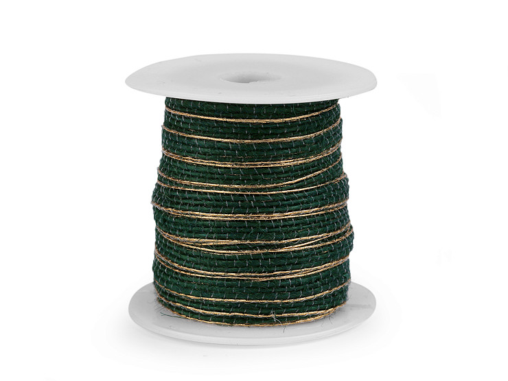 Ribbon with Lurex width 6 mm