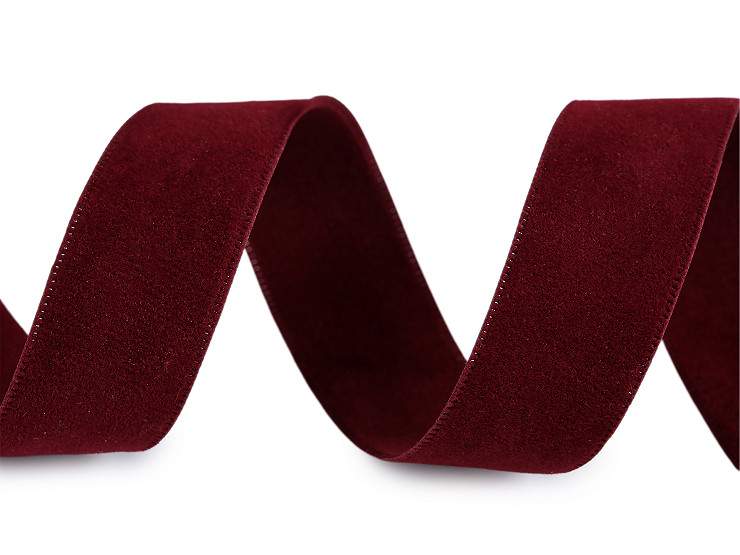 Sametová stuha oboustranná šíře 25 mm
