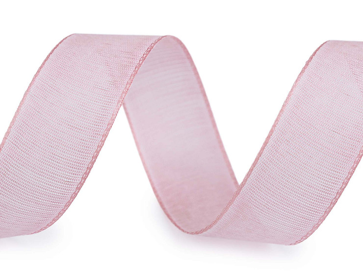 Plátnová stuha s vlascem šíře 25 mm