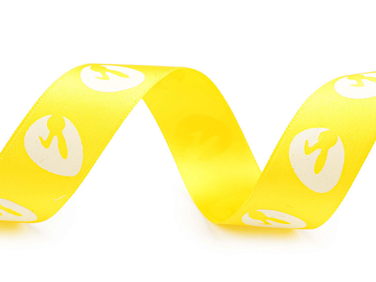 Saténová stuha Velikonoce šíře 24 mm