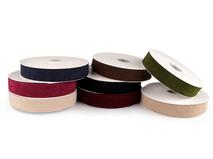 Sametová stuha velvet oboustranná šíře 40 mm