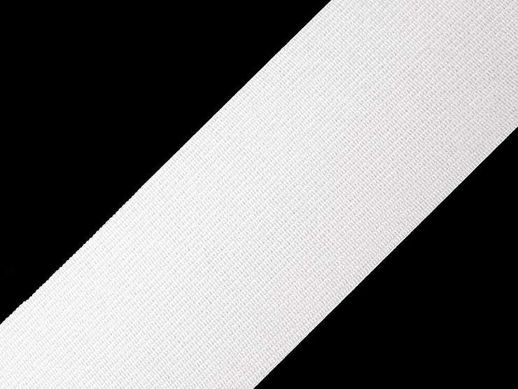 Nastro elasticizzato tessuto, larghezza: 50 mm, colore: nero