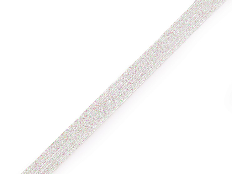 Elastico con lurex, larghezza: 9 mm