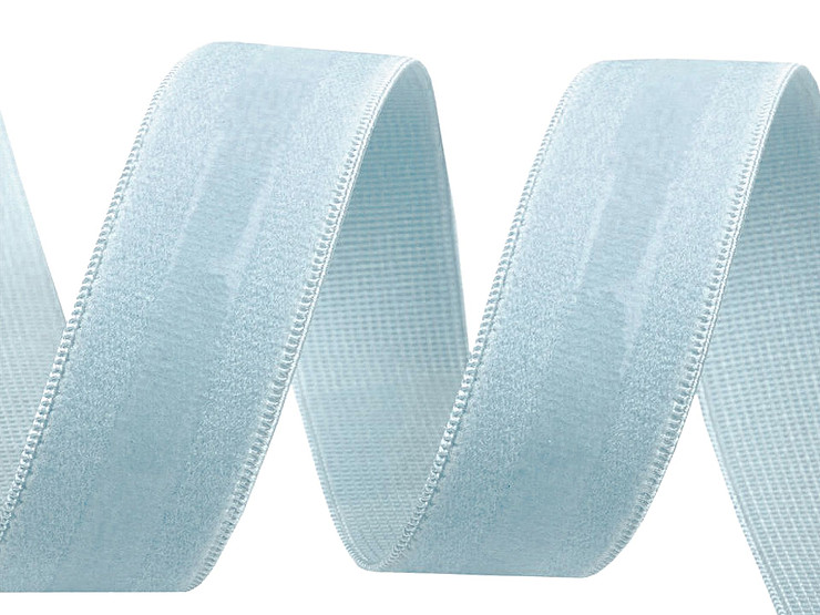 Cinghia elasticizzata, Velcro, in silicone, larghezza: 20 mm