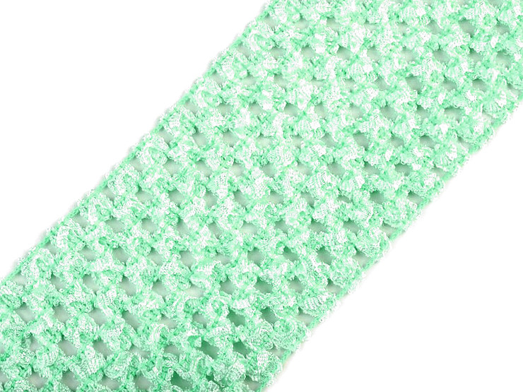 Banda elástica de ganchillo, ancho 70 mm para faldas tutú