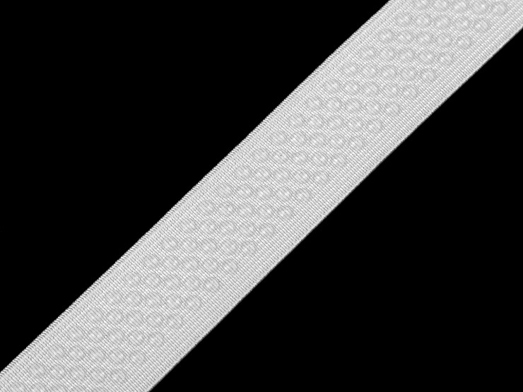 Fascia elastica antiscivolo/Gripper con parte posteriore in silicone, larghezza: 25 mm