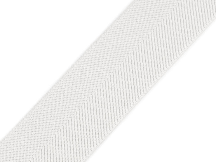 Élastique à motif sergé pour ceintures et bretelles, largeur 40 mm