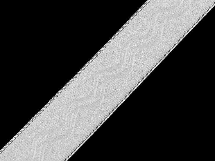 Elastic with silicone, width 25 mm