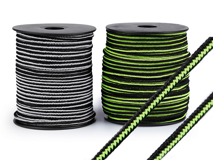 Okrúhla guma Ø2,5 mm pripomínajúca zips