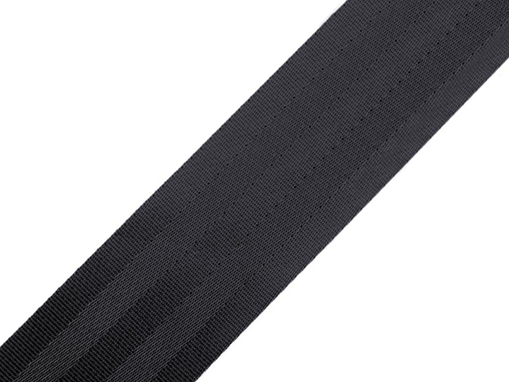 Smooth Double-sided Webbing Strap with shine, width 50 mm