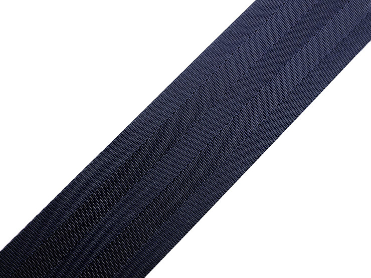 Smooth Double-sided Webbing Strap with shine, width 50 mm