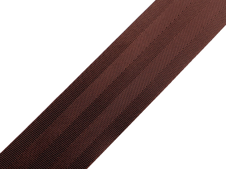 Smooth Double-sided Webbing Strap with shine, width 50 mm