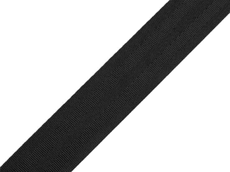 Sangle lisse double face avec effet brillant, largeur 32, 38 mm