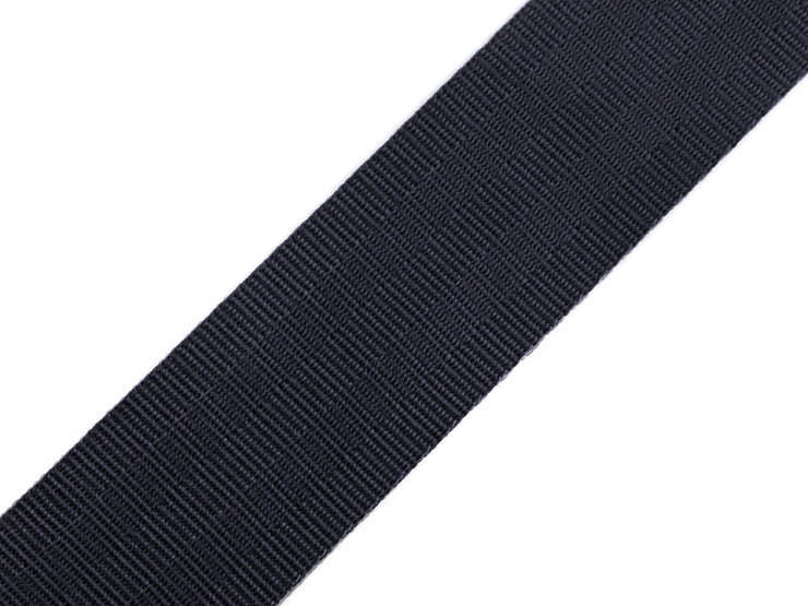 Smooth Double-sided Webbing Strap with shine, width 38 mm