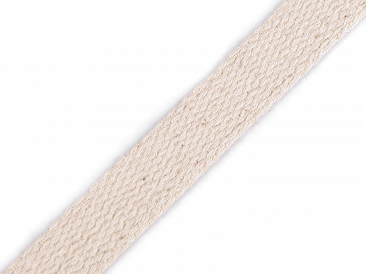 Fettuccia / Strap in cotone, larghezza: 15 mm