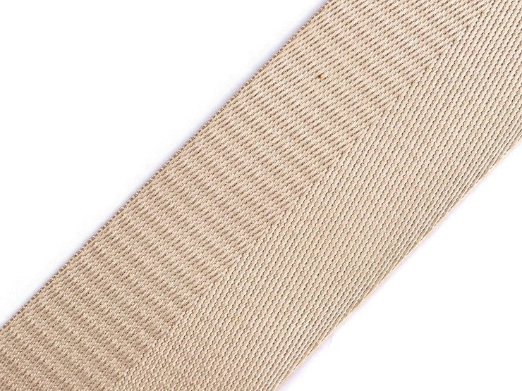 Gurtband mit Glanz beidseitig, glatt, Breite 50 mm