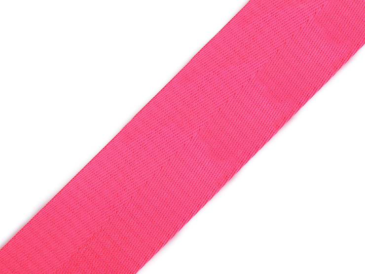 Smooth Double-sided Webbing Strap with Shine, width 50 mm