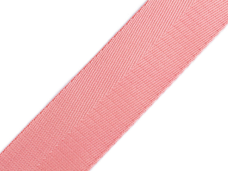 Smooth Double-sided Webbing Strap with Shine, width 38 mm