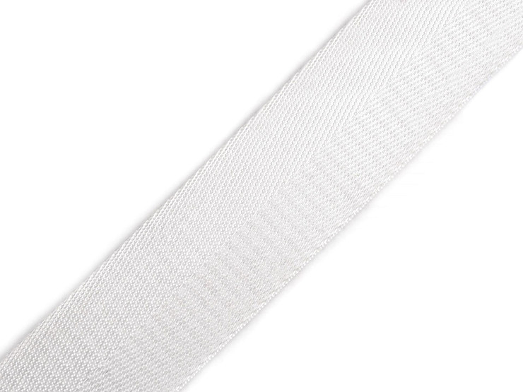 Smooth Double-sided Webbing Strap with Shine, width 38 mm