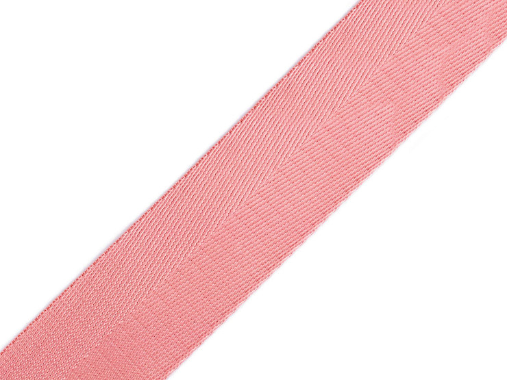 Smooth Double-sided Webbing Strap with Shine, width 38 mm