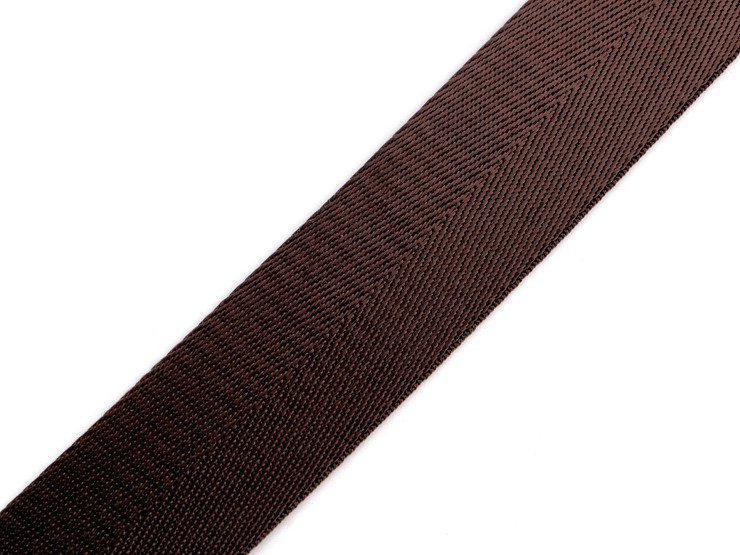 Hladký obojstranný popruh s leskom šírka 38 mm