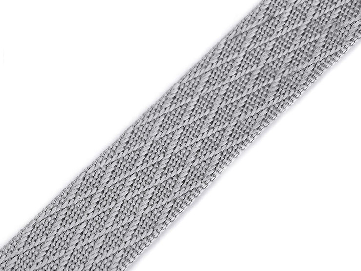 Double-sided Webbing Strap with Shine, width 38 mm