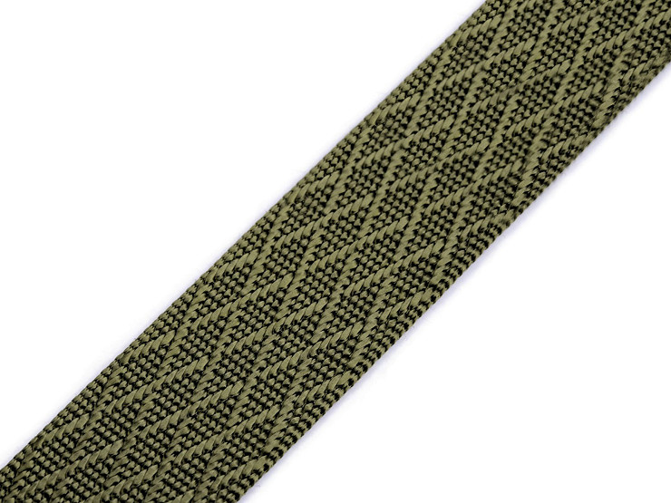 Double-sided Webbing Strap with Shine, width 38 mm