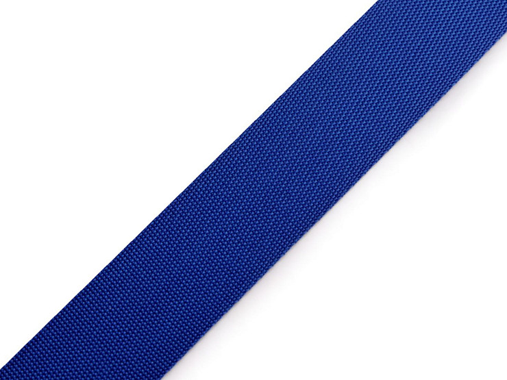 Smooth double-sided webbing strap with gloss, width 25 mm 