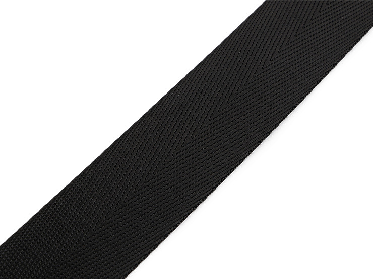 Hladký popruh s leskem šíře 32 mm