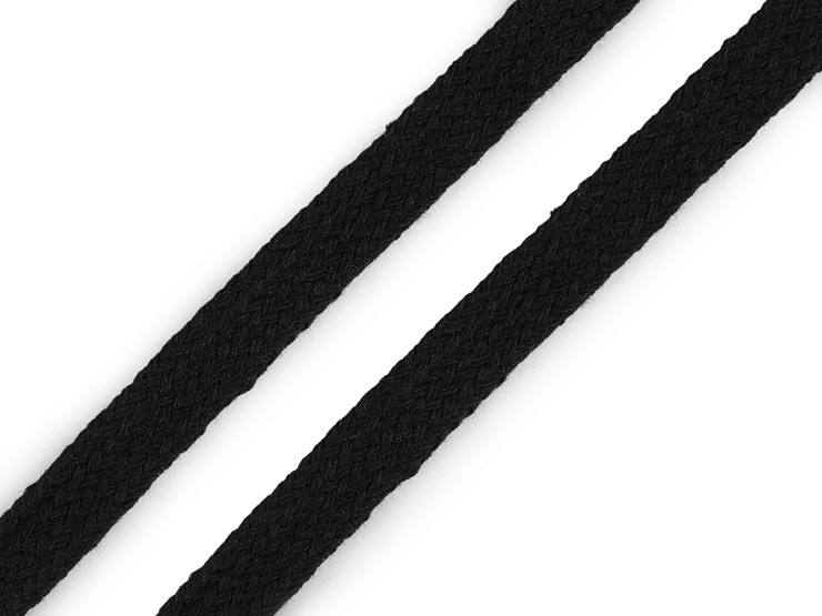 Cotton Cord flat width 10 mm