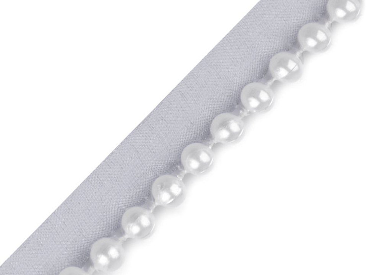 Prýmek / paspulka s perlami šíře 10 mm
