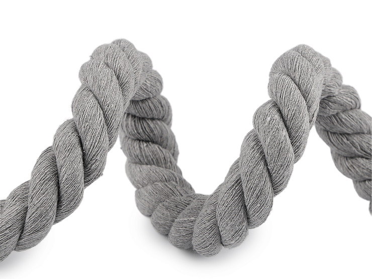 Cordon torsadé en coton, Ø 20 mm, Macramé