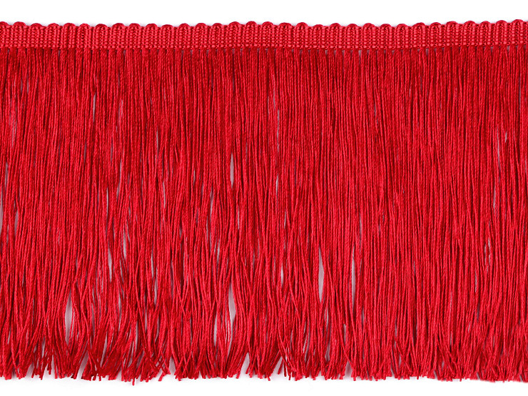 Fringe Trim, glossy, width 15.5 cm