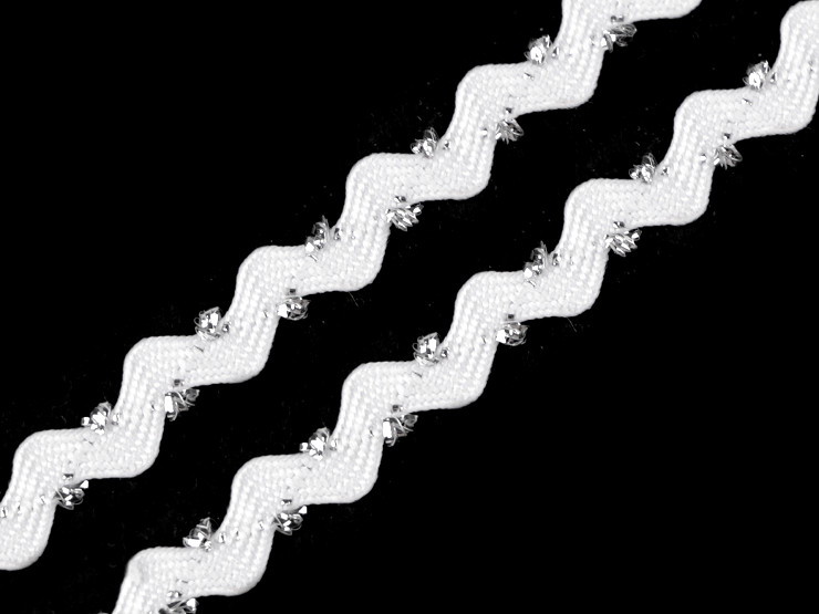 Hadovka - vlnovka s lurexem šíře 4 mm