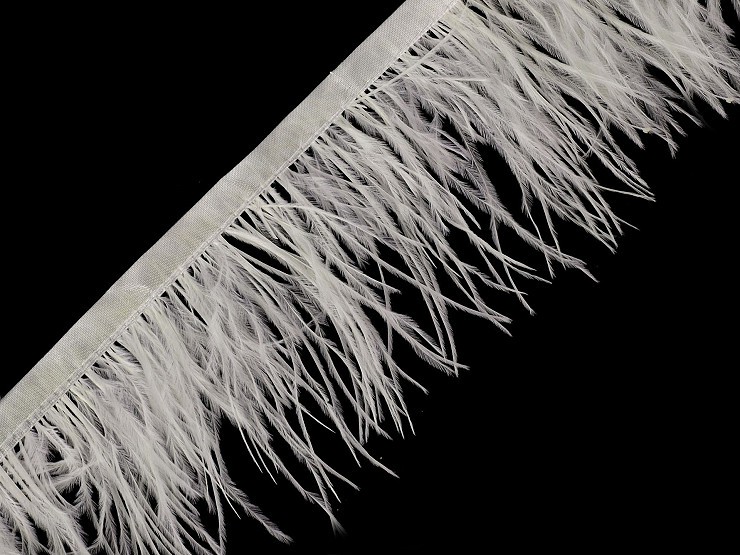 Pasamanería, plumas de marabú, 5-10 cm