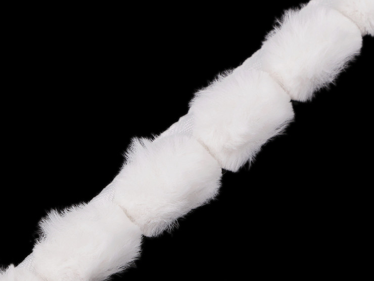 Borduri / vipusca din blana artificiala, latime 3 cm
