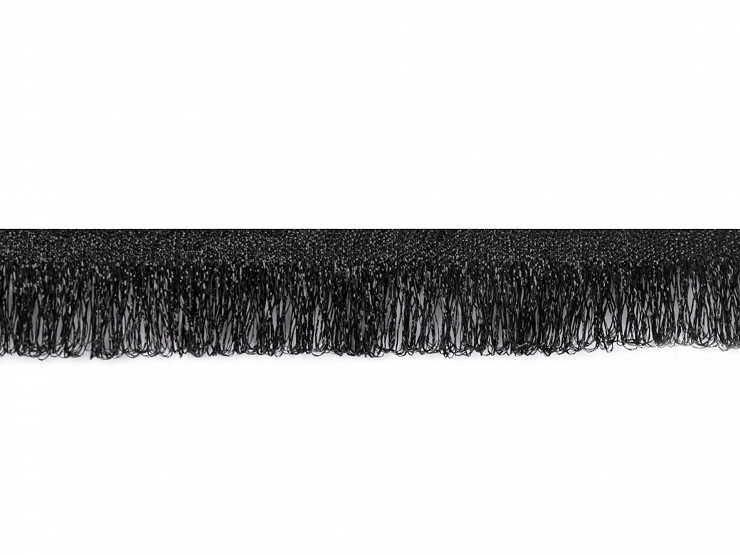 Double Fringes with Lurex width 20 mm