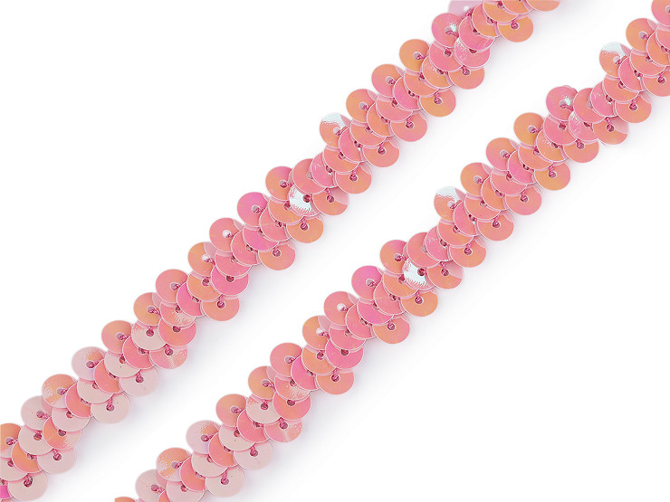 Flitrový prýmek šíře 10 mm elastický