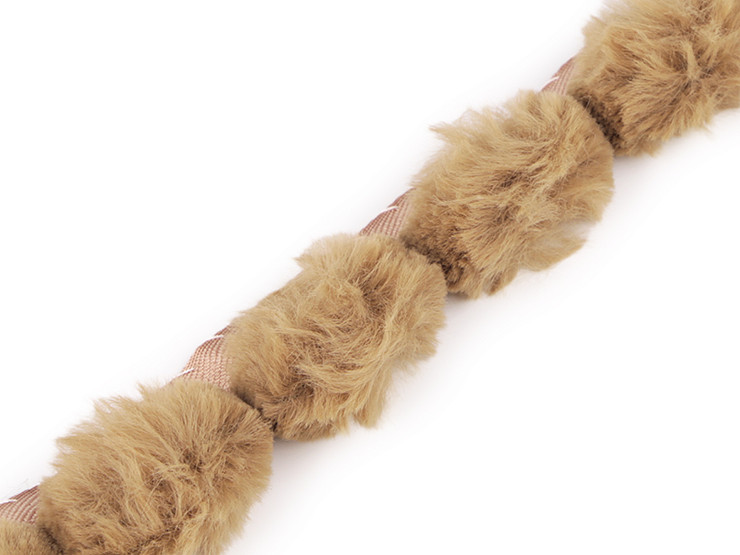 Artificial Fur Trimming to sew-in, width 3 cm